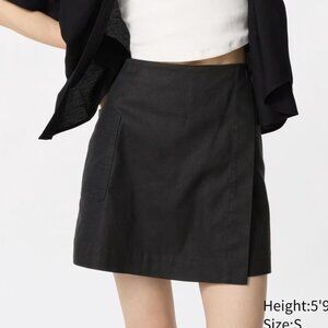 Uniqlo Charcoal Mini Skirt